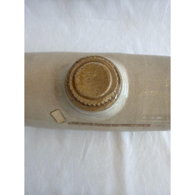 Farmhouse Antique Stoneware Hot Water Bottle Foot and Bed Warmer Pottery For Sale - Image 3 of 10