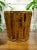 Gabriella Crespi Tortoise Pencil Bamboo and Rattan Basket Planter For Sale - Image 4 of 12