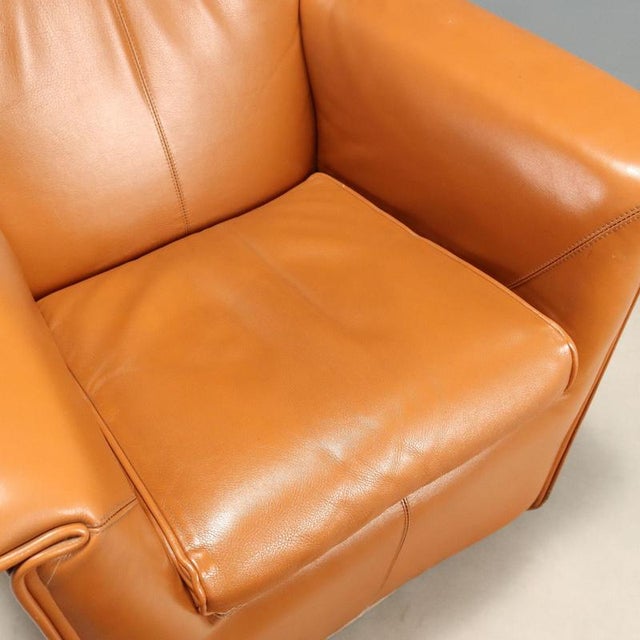 Animal Skin Laurianetta Lounge Chairs attributed to Afra and Tobia Scarpa for B&B Italia, Set of 4 For Sale - Image 7 of 13