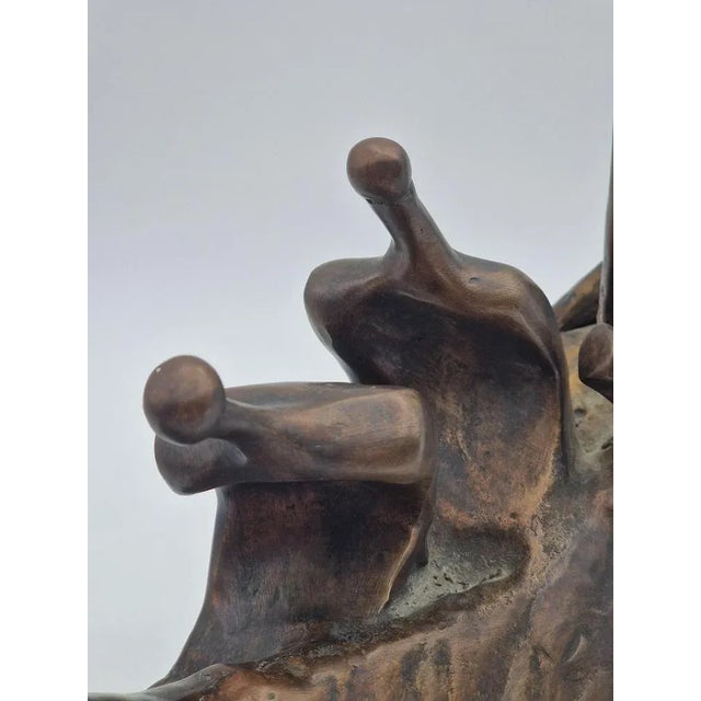 Silvano d'Orsi, Boat Sculpture, 1990s, Bronze & Marble For Sale - Image 10 of 13