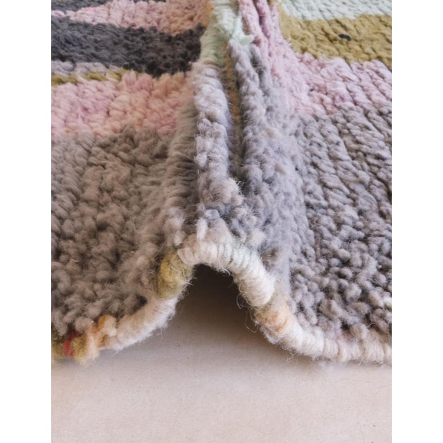 Textile Colorful Moroccan Hallway Rug - 10.3 X 2.9 Ft For Sale - Image 7 of 8