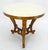 Traditional Fine Carved Wood Base Marble Top 31” Diameter Gueridon Center Table Widdicomb For Sale - Image 3 of 18