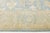 Modern Hand-Knotted Oushak Style Wool Area Rug in Soft Sky Blue and Cream For Sale - Image 4 of 12