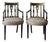 Mid 20th Century Federal Style Arm Chairs, a Pair For Sale
