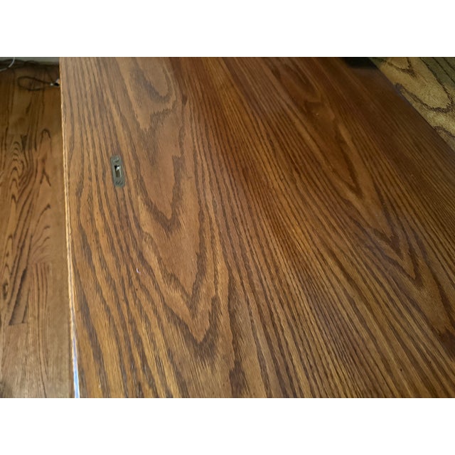 Beautiful vintage oak roll-top desk, purchased new in 1982 and has been in the family since then. A substantial,...