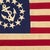 Small Vintage Cotton Sewn American Yacht Ensign Flag For Sale In Los Angeles - Image 6 of 7