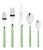 Mepra Fantasia 20-Piece Flatware Set, Green Apple For Sale