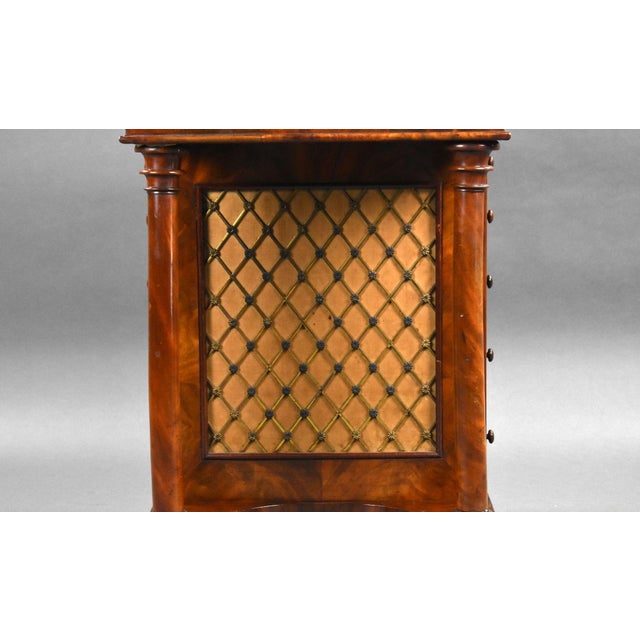 Victorian Flame Mahogany Davenport, 1840 For Sale - Image 8 of 14