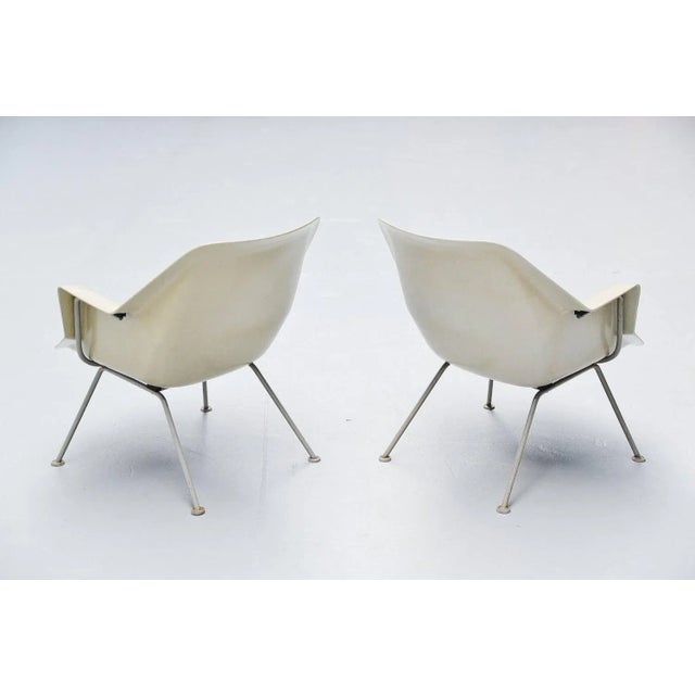 Metal Set of Polyester Chairs Model 416 attributed to Wim Rietveld for Gispen, 1957 For Sale - Image 7 of 13