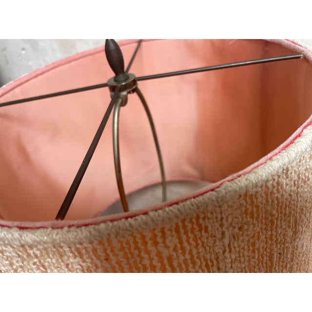 Vintage Nubby String Lamp Shades - a Pair For Sale In Philadelphia - Image 6 of 11
