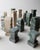 Vintage Marble Chess Set in Green and Beige Stone Chess, 1970s, Set of 33 For Sale - Image 6 of 17