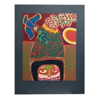 E.A. Corneille, Lithograph on Paper, 1969 For Sale