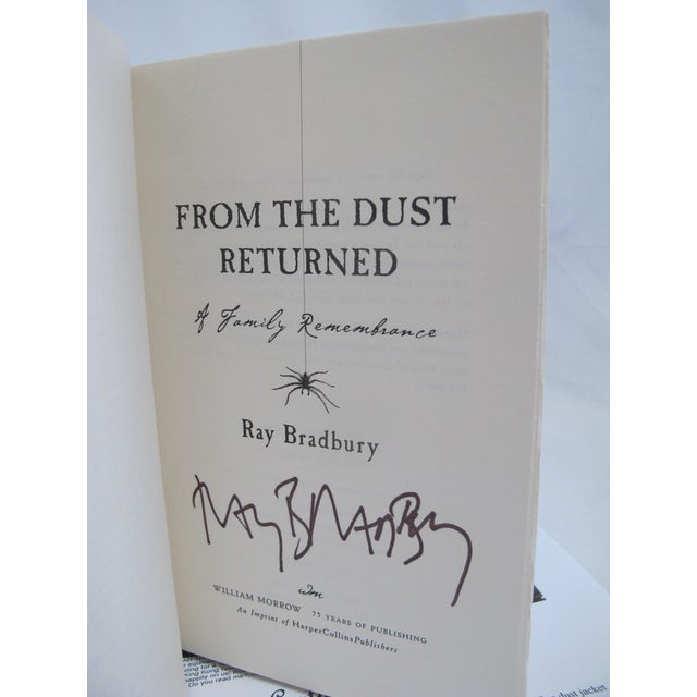 First edition copy of Ray Bradbury's 'From the Dust Returned. First edition, 2001 printing was personally presented to Ray...
