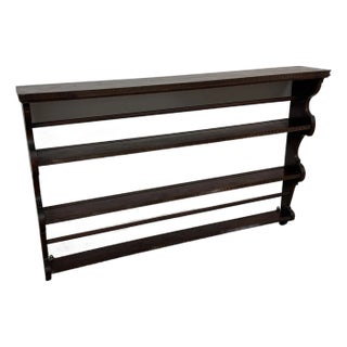 Antique Wall Mount Plate Rack For Sale