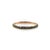 1990s Vintage Micro Pave Cognac Diamond Eternity Band in 10k Gold With Rhodium Finish, Size 8.25 For Sale - Image 5 of 8