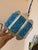 Scandinavian lighting design in a compact format: This blue and silver pendant lamp from the traditional Danish...