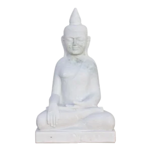 White Marble Bhumisparsha Buddha