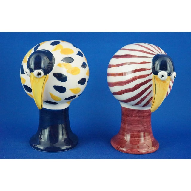 Item description: delightful pair of art deco sculptures in vitrified cast ceramic (ceramic with added kaolin, also known...