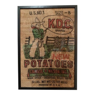1950s KDC Cowboy Graphic For Sale