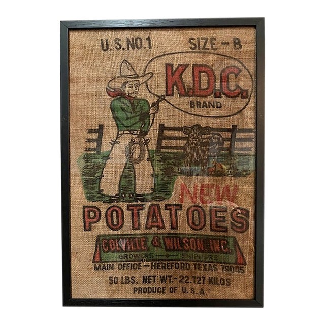 1950s KDC Cowboy Graphic For Sale