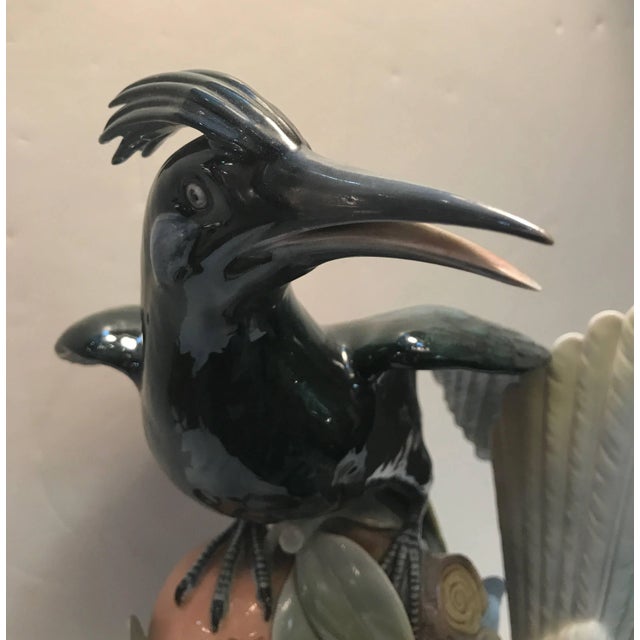 Vista Alegre Portuguese Porcelain Sculpture of Hoope Birds by Vista Alegre For Sale - Image 4 of 9