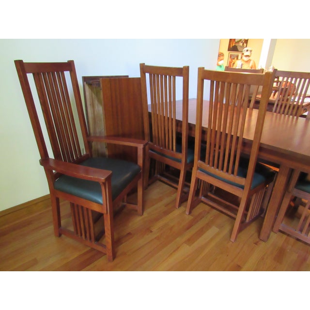 Kimball Mission Style Arts And Crafts Dining Set 7 Pieces Chairish