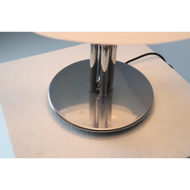 Silver Project Office Quadrifoglio Table Lamp for Guzzini, 1970 For Sale - Image 8 of 9