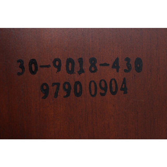 Ethan Allen Sliding Door Bookcase Cabinet For Sale - Image 17 of 18