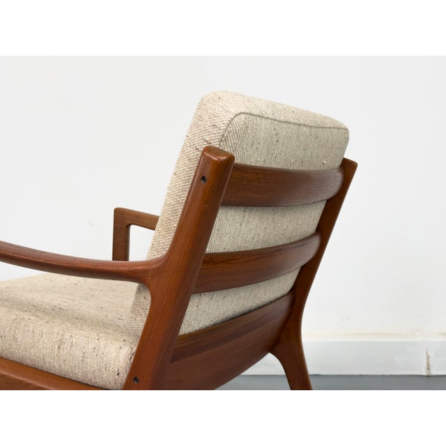 Senator Lounge Chairs in Teak and Wool by Ole Wanscher for Cado, 1960s, Set of 2 For Sale - Image 6 of 18