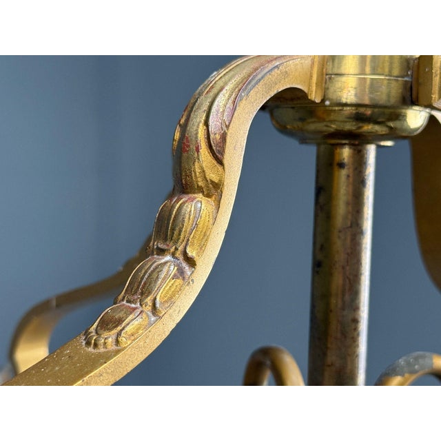 French Louis Xvi, Chandeliers, Dore Bronze, Crystal, France, 19th Century For Sale - Image 12 of 17