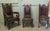 A Set of 6 Gothic Oak High Back Carved Dining Chairs This is a superb beautifully carved set of High Back Dining Chairs,...