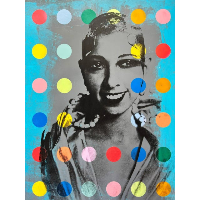 Figurative Josephine Baker Artwork by Dane Shue For Sale - Image 3 of 3
