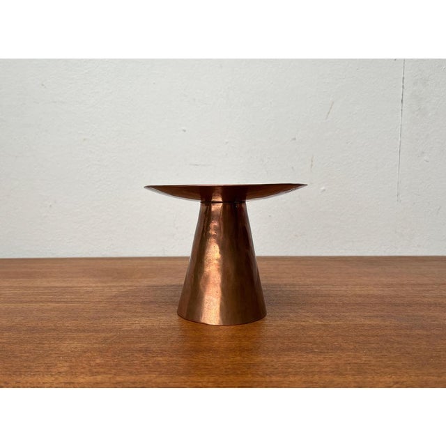 Copper Mid-Century German Handmade Copper Candleholder from AWD, 1960s For Sale - Image 8 of 18