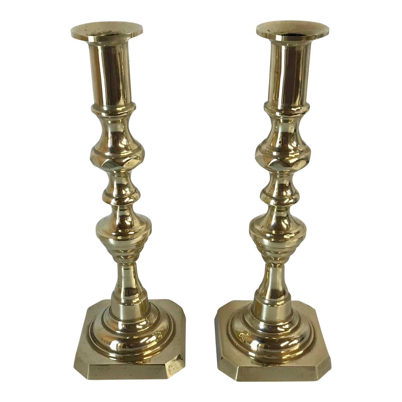 Vintage Brass Candlesticks a Pair Chairish