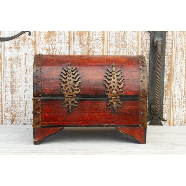 Malabar Brass Fitted Box For Sale - Image 11 of 13