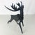 Rare Vintage Cast Iron Brutalist Reindeer Sculpture Svitorka Vancouver For Sale - Image 4 of 8