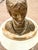 19th-Century Grande Dame Patricienne Florentine Au XVIme Siècle Roland Grange-Colombo Bronze & Marble Bust For Sale - Image 10 of 11
