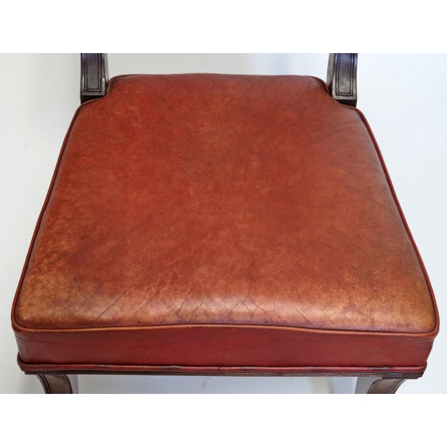 Regency Mahogany Sabre Leg Dining Chairs with Leather Seats, 1825, Set of 6 For Sale - Image 18 of 18