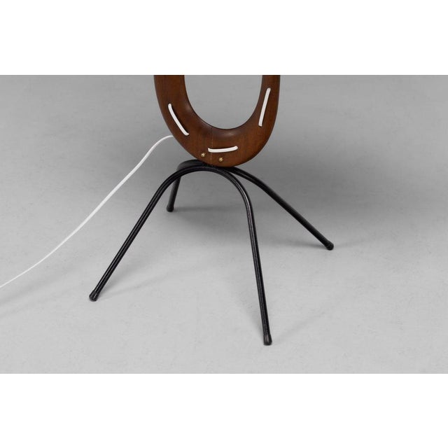 Giraffe Tablet Floor Lamp from Rispal, France, 1950s For Sale - Image 12 of 18