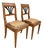 Pair of Antique Cherrywood Biedermeier Side Chairs For Sale