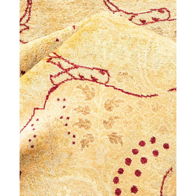 Textile Mogul, One-of-a-Kind Hand-Knotted Area Rug in Beige, 8' 2" x 10' 4" For Sale - Image 7 of 8