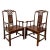 This gorgeous set of Vintage Chinese Horseshoe Back Armchairs with center tea table are made from solid rosewood. Very...