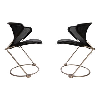 Nuvola Dining Room Chairs by Herbert Ohl for Wilkhahn, 1980s, Set of 2 For Sale