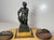 Antique French Solid Siena Marble Bronze Lorenzo De Medicis Statue Desk Inkwell For Sale In New York - Image 6 of 18