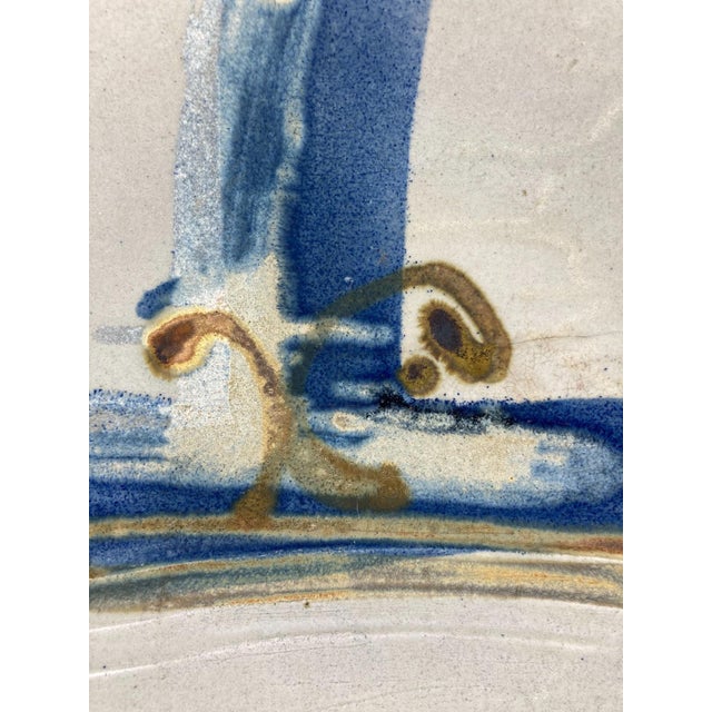 Modern Abstract Studio Pottery Eric Norstad Footed Centerpiece For Sale - Image 4 of 5
