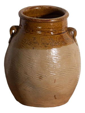 Antique Chinese Glazed Stoneware Vase, China, 1900