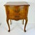 1970s 1970s Vintage French Provincial Hollywood Regency Walnut & Burl Wood Side Table or Night Stand For Sale - Image 5 of 17