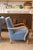 Jindrich Halabala H237 Armchairs in Pierre Frey Mohair For Sale - Image 9 of 14