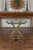 Mid 20th Century Midcentury French Silver Leaf Iron Table with Glass Top and Greek Key Motifs For Sale - Image 5 of 12