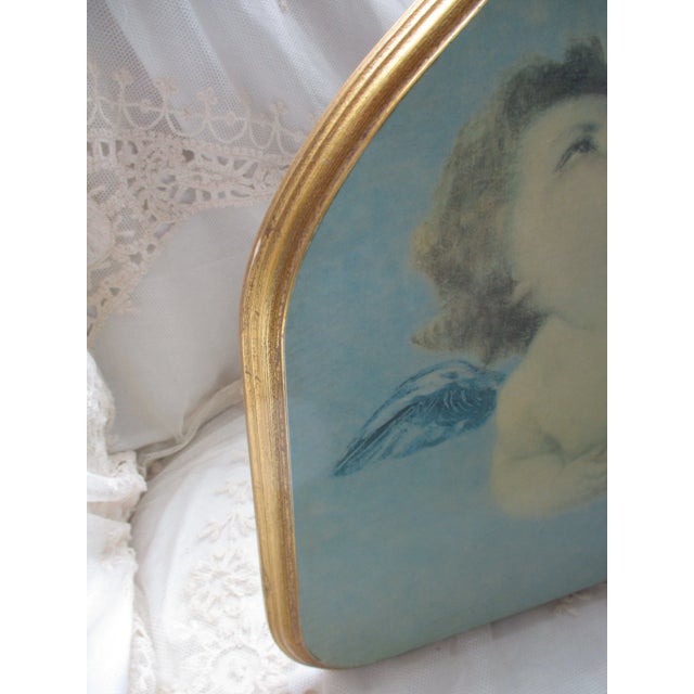 Cornflower Blue 1990s Floating Cherubs Angel Wall Art Hanging Made for Exposures, Italy For Sale - Image 8 of 12